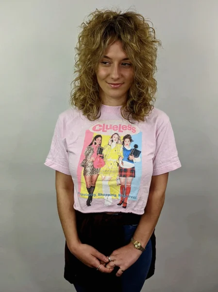 Shag haircut curly hair ukiah salon