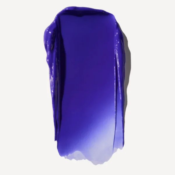 a swatch of violet conditioner showing olaplex no5