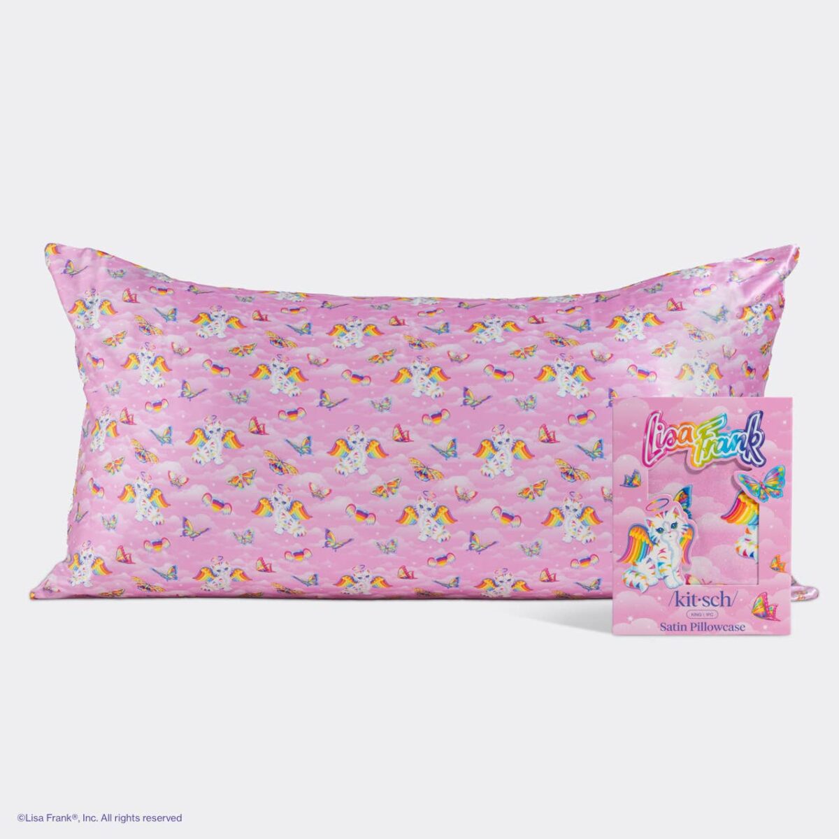 4 pack of skinny ruched scrunchies. lisa frank collection