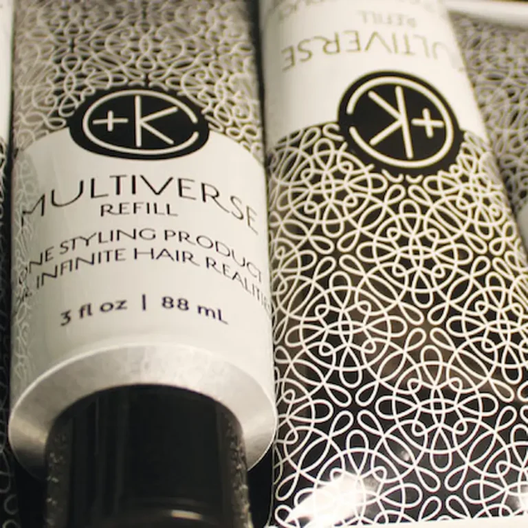 close up of cult + king's multiverse refill containers that are infinitely recyclable aluminum packages.